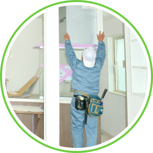 施工中のスタッフのイメージ