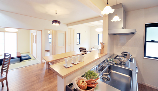 リフォームした内装のイメージ